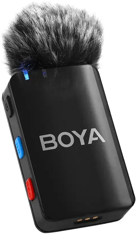 BOYA BOYAMIC 2-02 belaidžiai prisegami mikrofonai 2,4 GHz - juodi