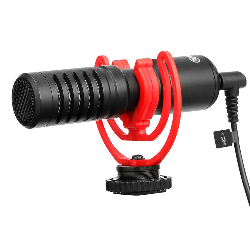 Boya universalus kompaktiškas mikrofonas BY-MM1+/ Super-cardioid Condenser Shotgun Microphone