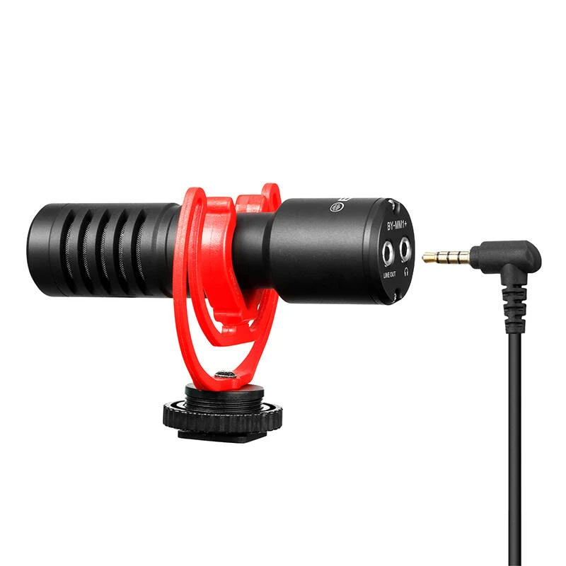 Boya universalus kompaktiškas mikrofonas BY-MM1+/ Super-cardioid Condenser Shotgun Microphone
