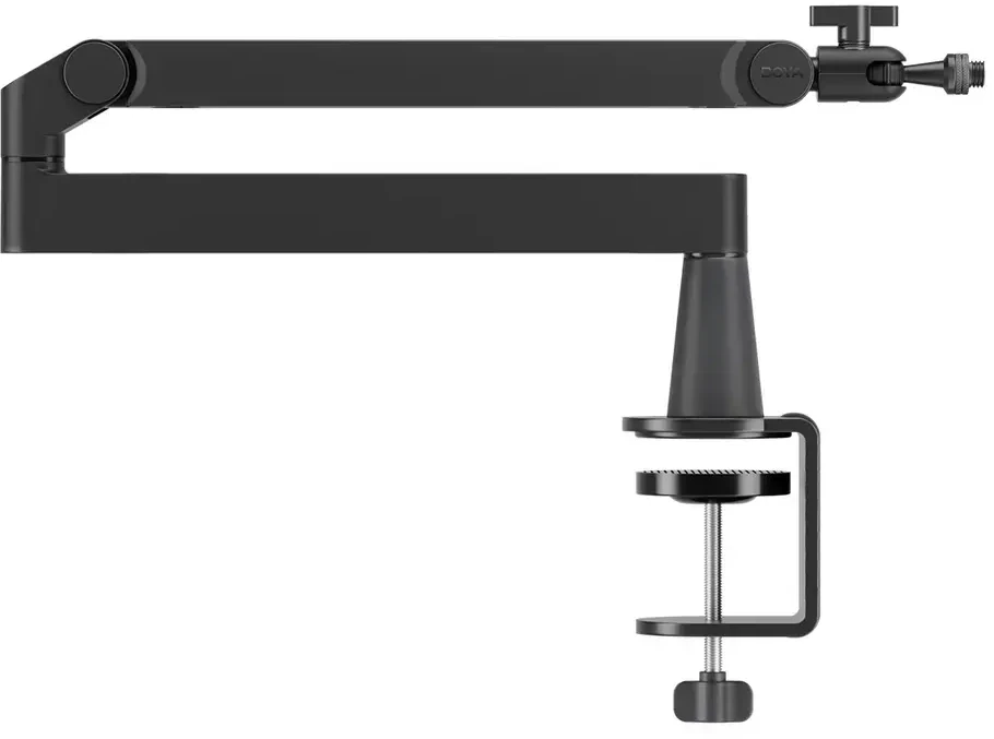 BOYA MIC ARM LP žemo profilio mikrofono laikiklis su spaustuku - juodas