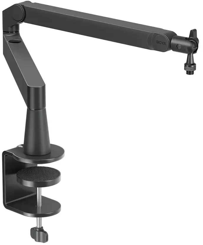 BOYA MIC ARM LP žemo profilio mikrofono laikiklis su spaustuku - juodas