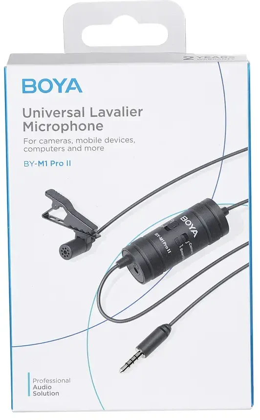 Boya BY-M1 Pro II Lavalier mikrofonas