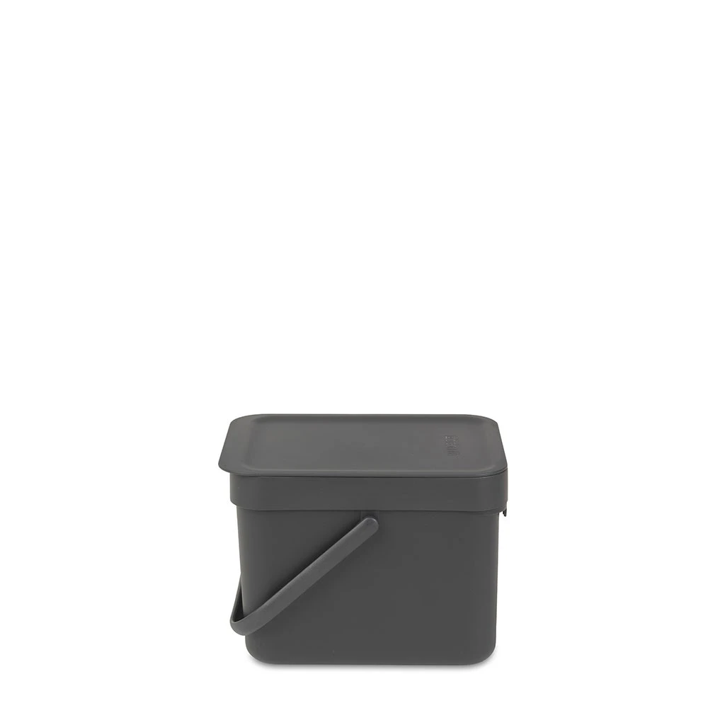 Brabantia atkritumu tvertne Sort&Go, 6l, pilkas
