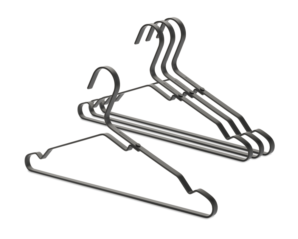 Brabantia Aluminiowy wieszak na ubrania juodas 118647