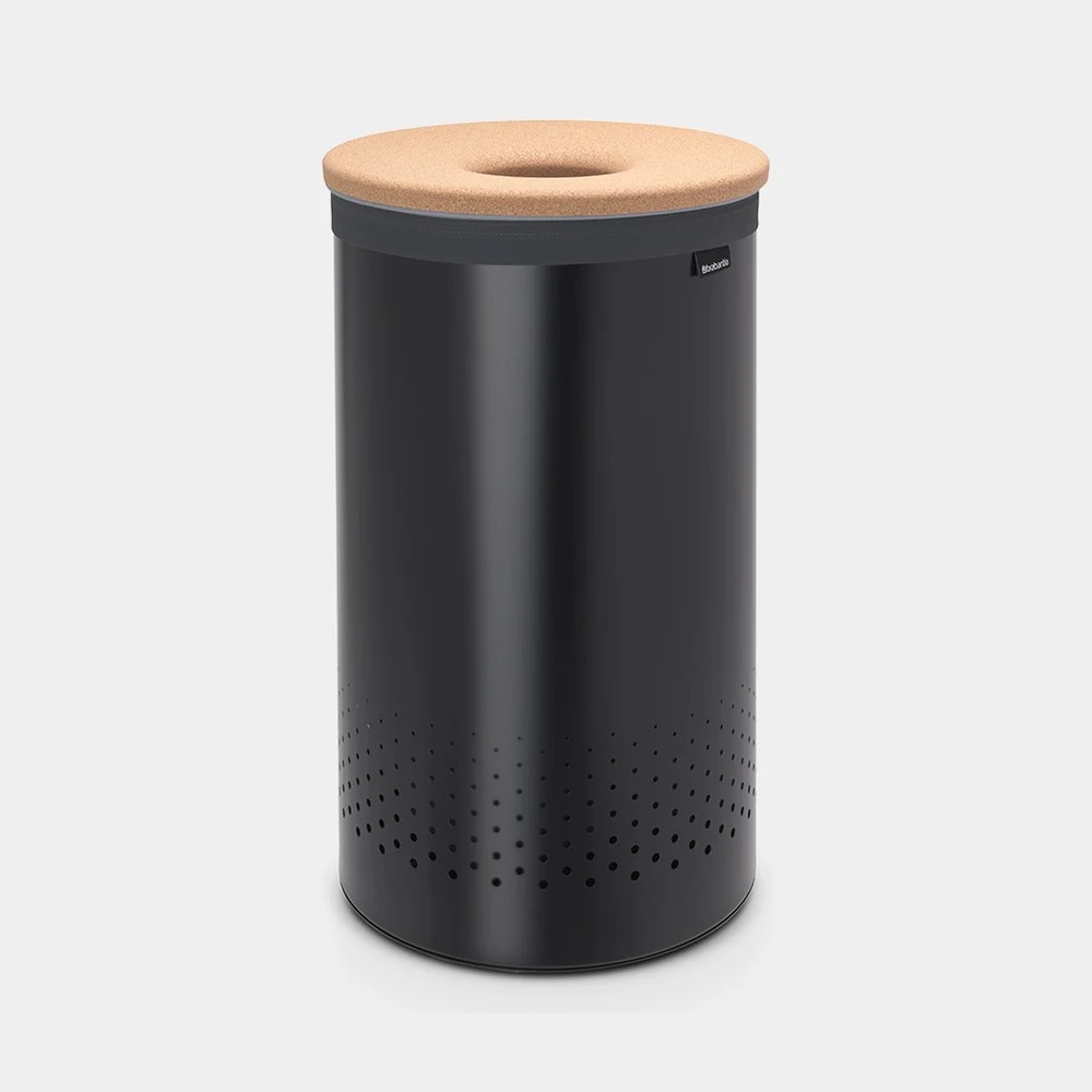 Brabantia Skalbinių dėžė, 60L - Matt Juodas