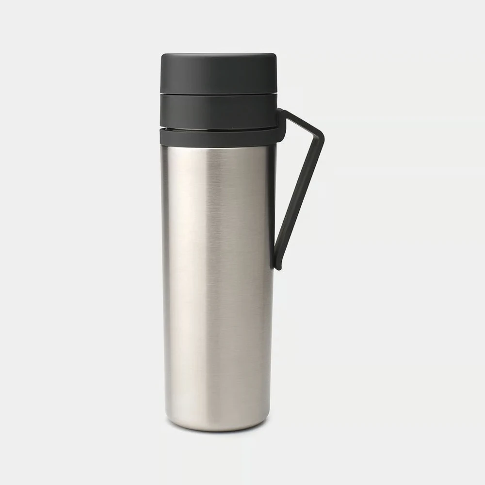 Brabantia BRABANTIA Make &amp, Take thermal mug 0.5 L dark pilka 228643
