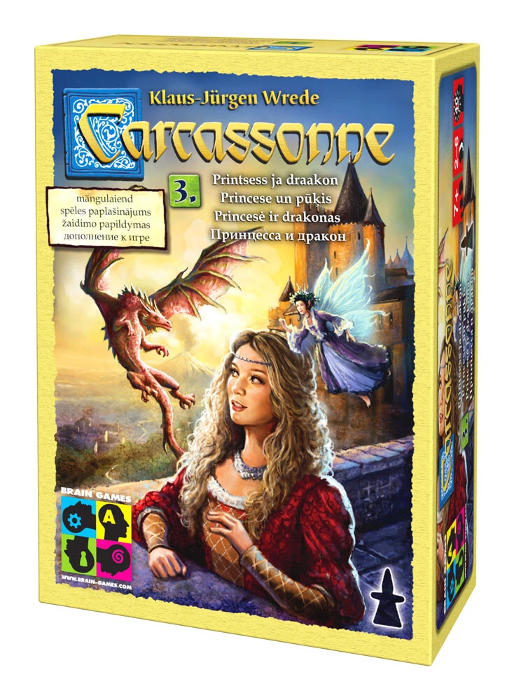 Brain Games Carcassonne 3: Princesė ir drakonas | LT/LV/EE/RU