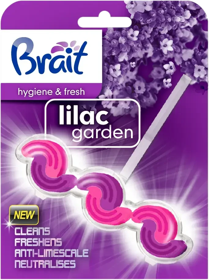 Pakabinami WC kvapai BRAIT Lilac Garden 45g