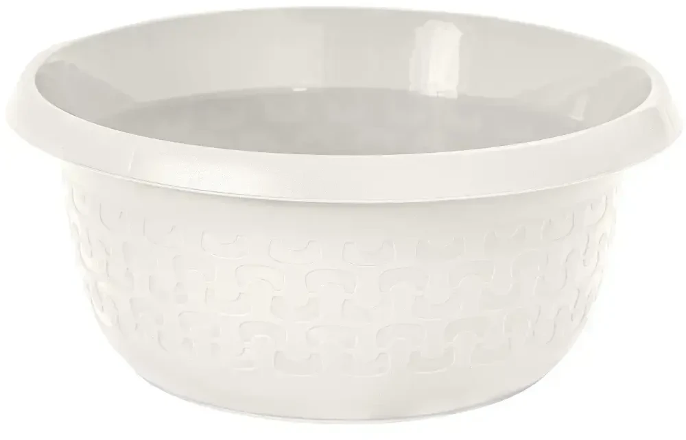 Branq Apvalus dubuo „Cotton“, 15 l, baltas