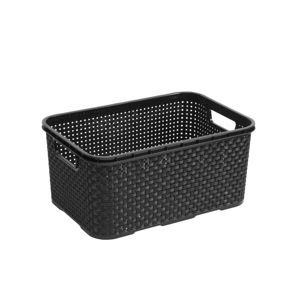 Koszyk BRANQ 7l krepšys RATTAN, Antracyt