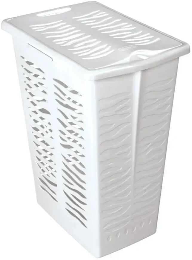 Branq Skalbinių krepšys Zebra 30L Baltas