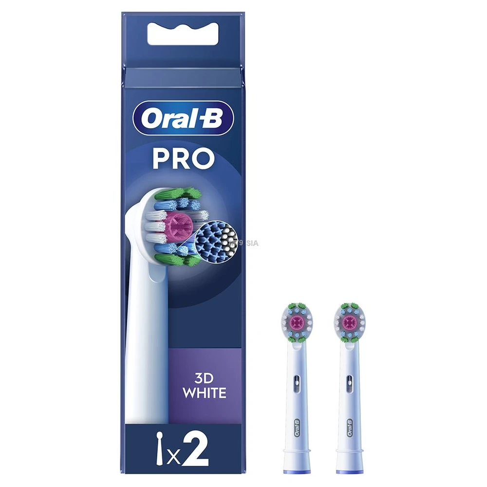 Braun Dantų šepetėlio galvutės Oral-B EB18pRX 3D, 2 vnt.