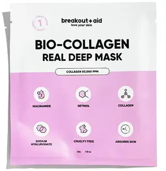 „Breakoutaid Real Deep Mask“ kolageno kaukė nakčiai