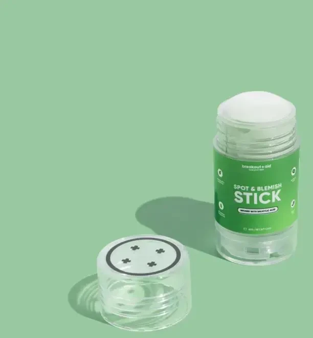 „Breakout + Aid“ „Breakout+aid“ kaolino kaukė probleminei odai pieštuko pavidalu (spot & Blemish Stick) 40 g