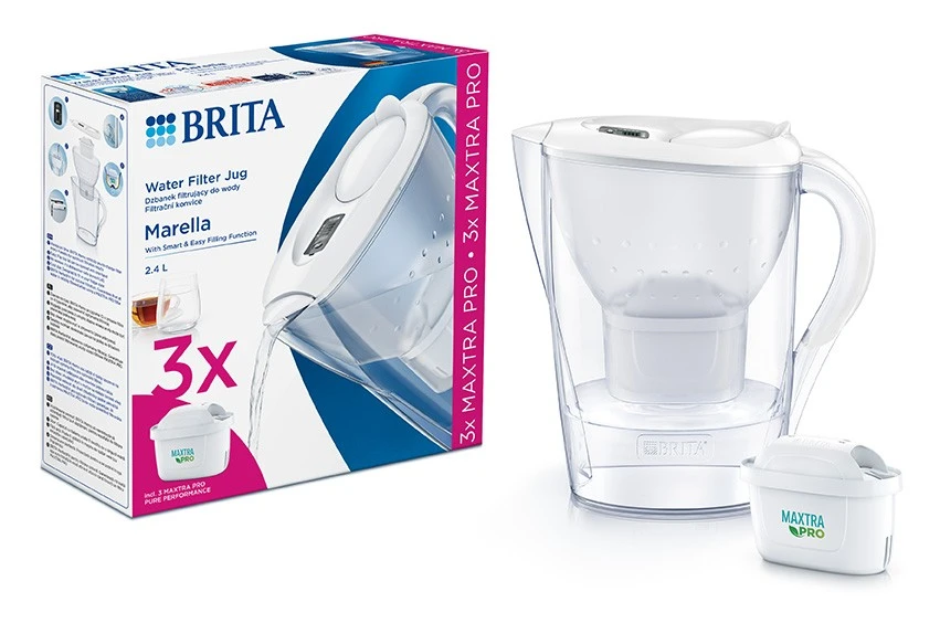 Vandens Filtravimo Ąsotis - Brita Marella +3 Maxtra Pro