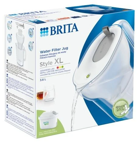 Brita Style XL + 1 filtras MAXTRA PRO Pure Performance pilka