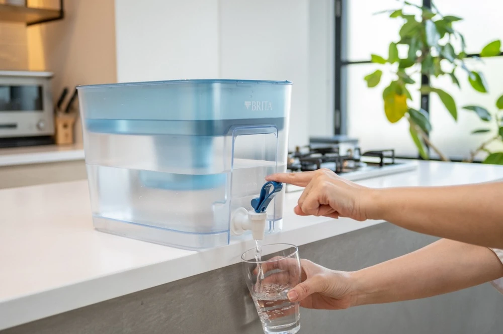 Vandens filtras-talpa BRITA FLOW, 8,2L, mėlynos spalvos