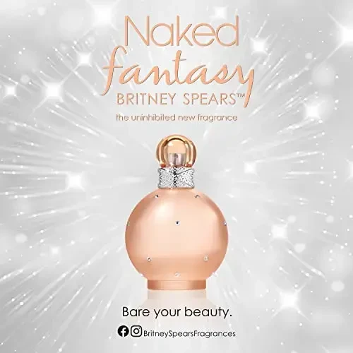 Britney Spears Fantasy Naked EDT tualetinis vanduo moterims, 100 ml