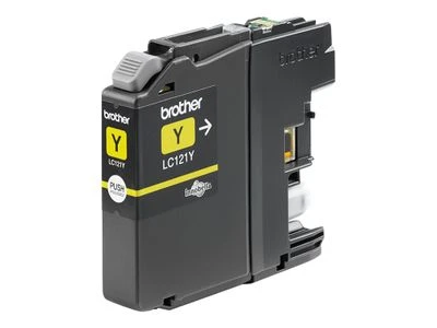 Brother LC-121Y rašalo kasetė, Geltona