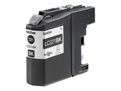 Brother LC-221BK rašalo kasetė Originalus Juoda 1 vnt