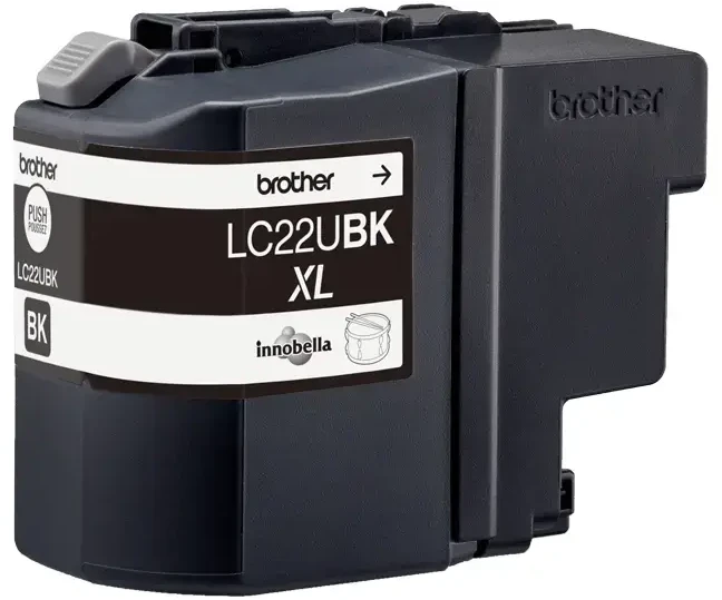 Brother LC-22UBK rašalo kasetė, Juodas