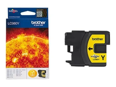 BROTHER LC-980Y TONERIS Geltonas 260P