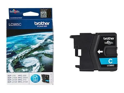 „Brother LC985C“ rašalo kasetė, žalsvai mėlyna