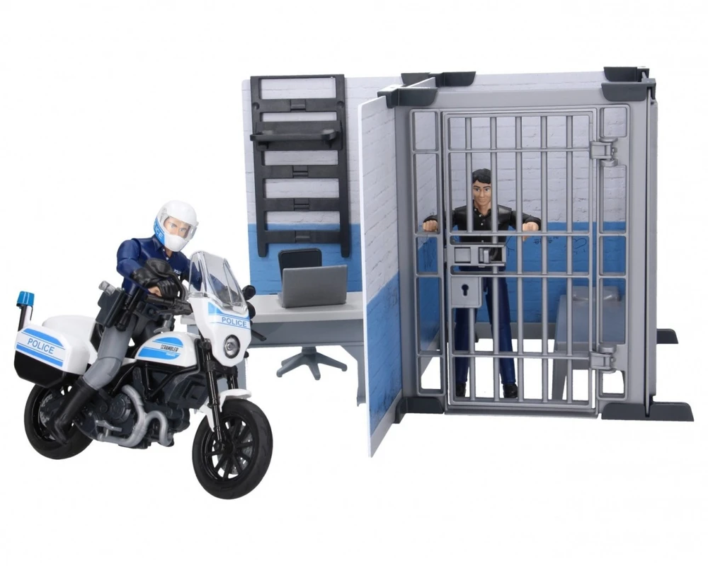 BRUDER 1:16 policijos nuovada su policijos motociklu, 62732