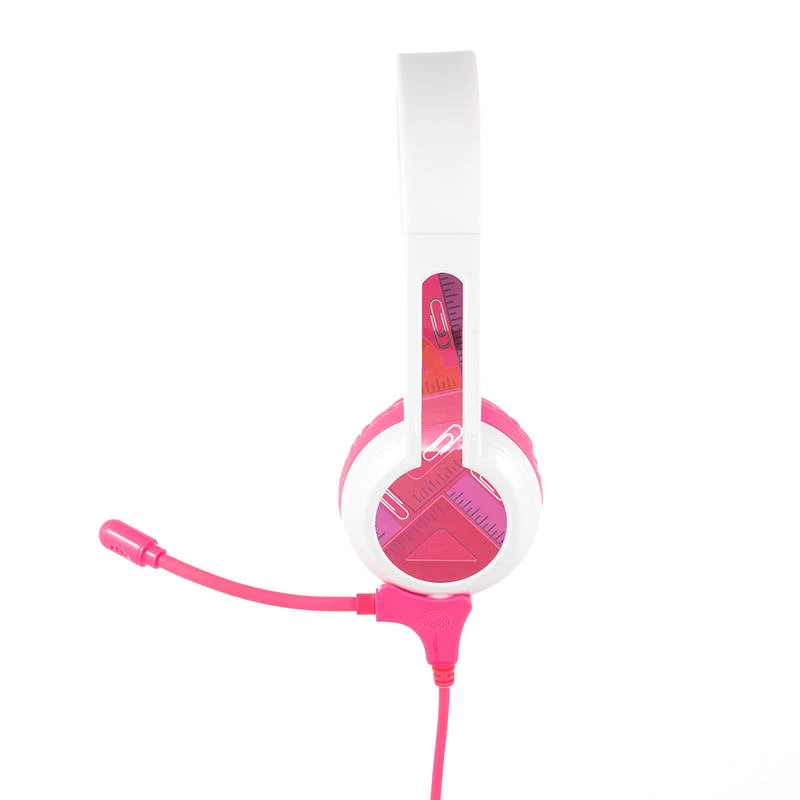 Buddyphones StudyBuddy ausinės rožinės spalvos