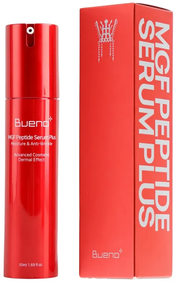 Bueno MGF peptidų drėkinantis ir maitinantis dieninis ir naktinis serumas veidui, 50 ml