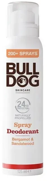 Bulldog Dezodorantas spray Bergamot & Sandalwood (Dezodorantas Purškiklis) 125 ml