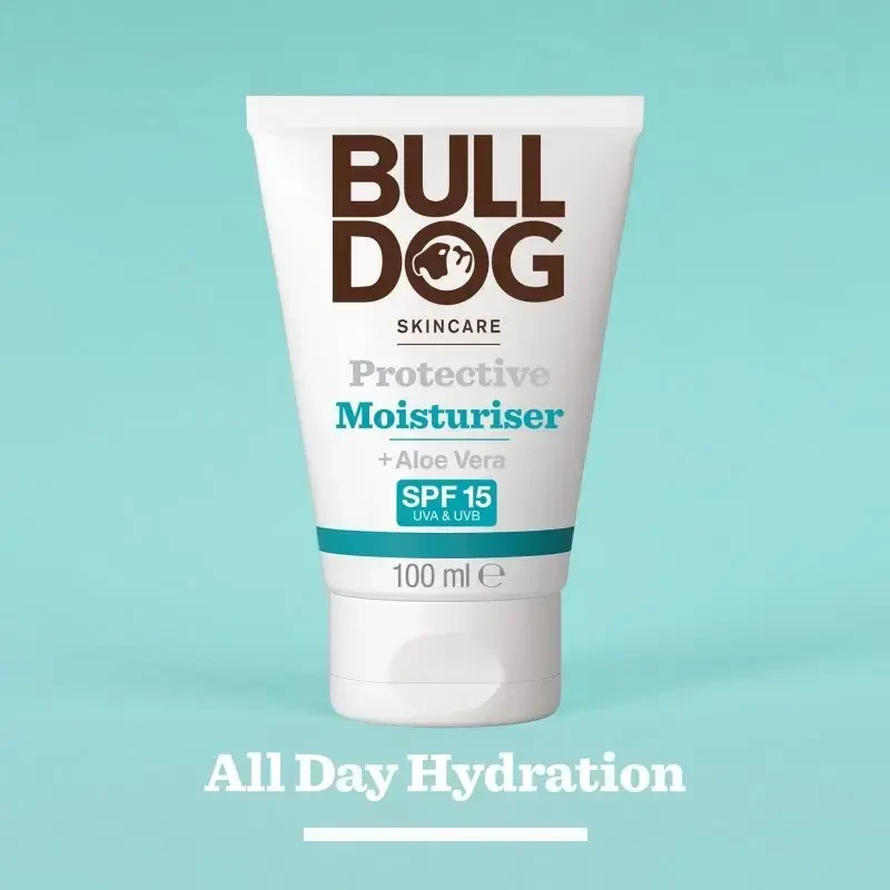 Bulldog Drėkinamasis veido kremas SPF 15 (apsauginis drėkiklis) 100 ml