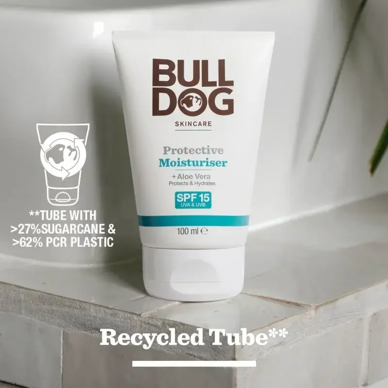 Bulldog Drėkinamasis veido kremas SPF 15 (apsauginis drėkiklis) 100 ml