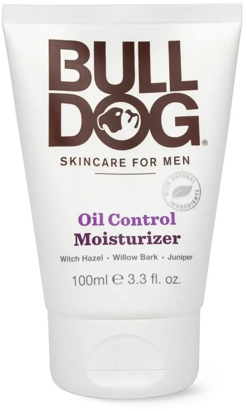 „Bulldog“ drėkinamasis kremas vyrams riebiai odai. Drėkiklis „Oil Control Moisturizer“, 100 ml.