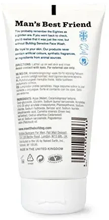 „Bulldog“ valomasis gelis vyrams jautriai odai „Sensitiv e“ veido prausiklis, 150 ml