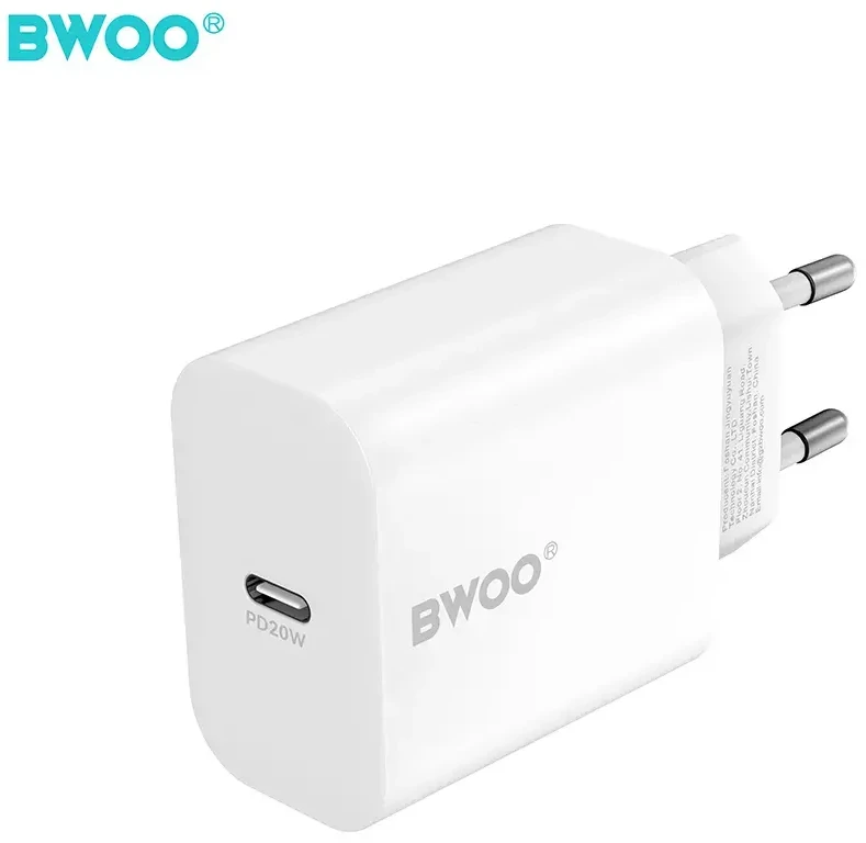 Įkroviklis Bwoo (CDA233) (1xUSB-C 20W) baltas