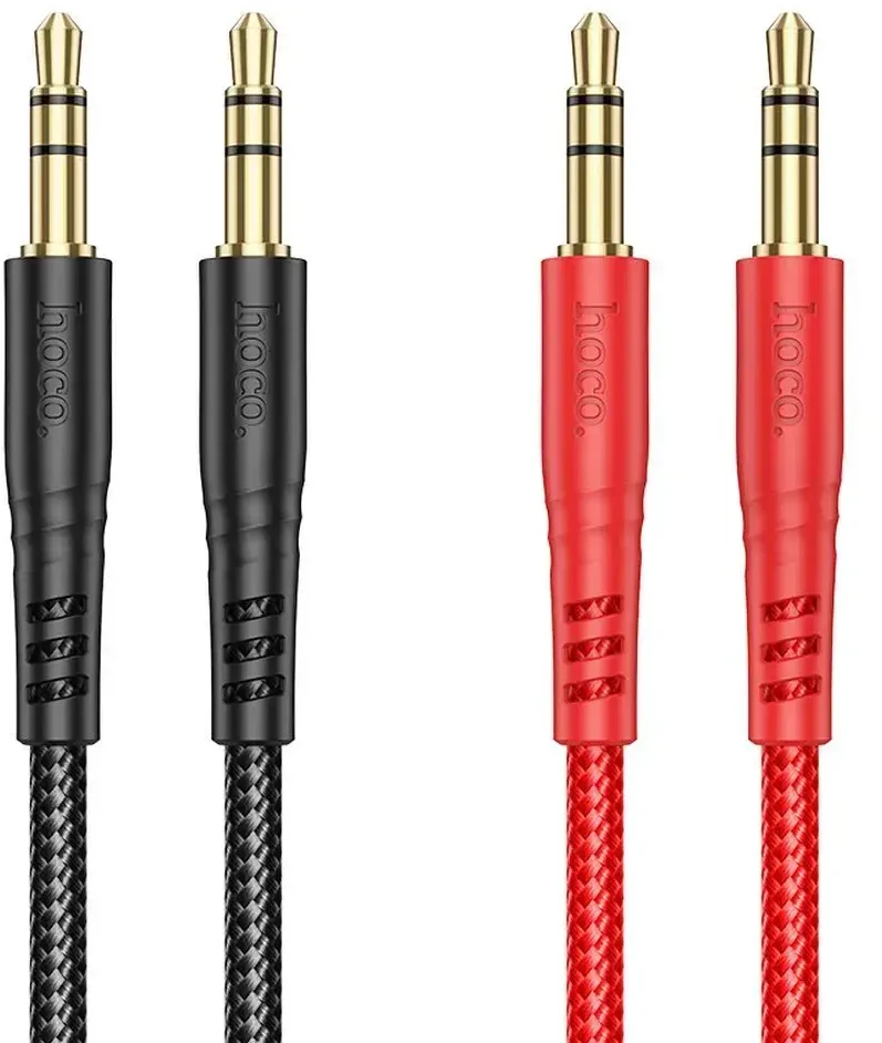 Audio adapteris Hoco UPA24 3,5mm į 3,5mm (p-p) juodas