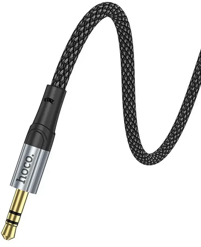 Kabelis AUX lizdas 3,5 mm į 3,5 mm lizdą Hoco 1 m UPA26 juodas
