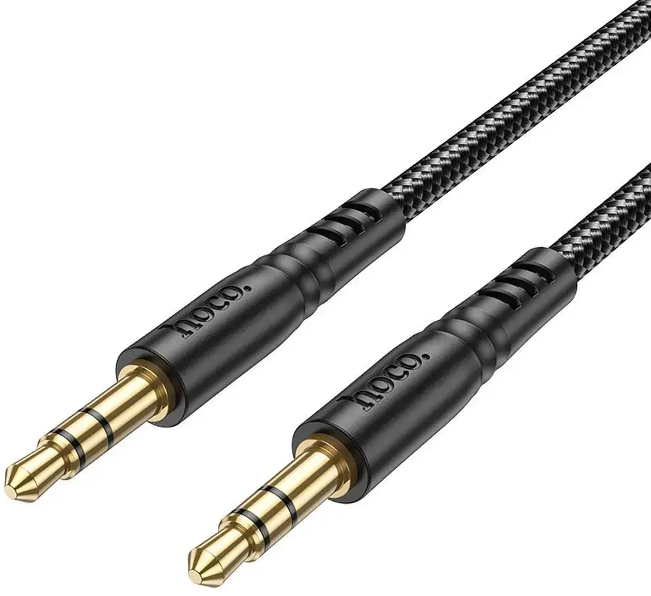 Audio adapteris Hoco UPA24 3,5mm į 3,5mm (p-p) juodas
