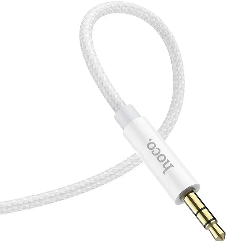 Kabelis AUX Jack 3,5 mm - USB C Hoco 1 m UPA19 sidabrinis