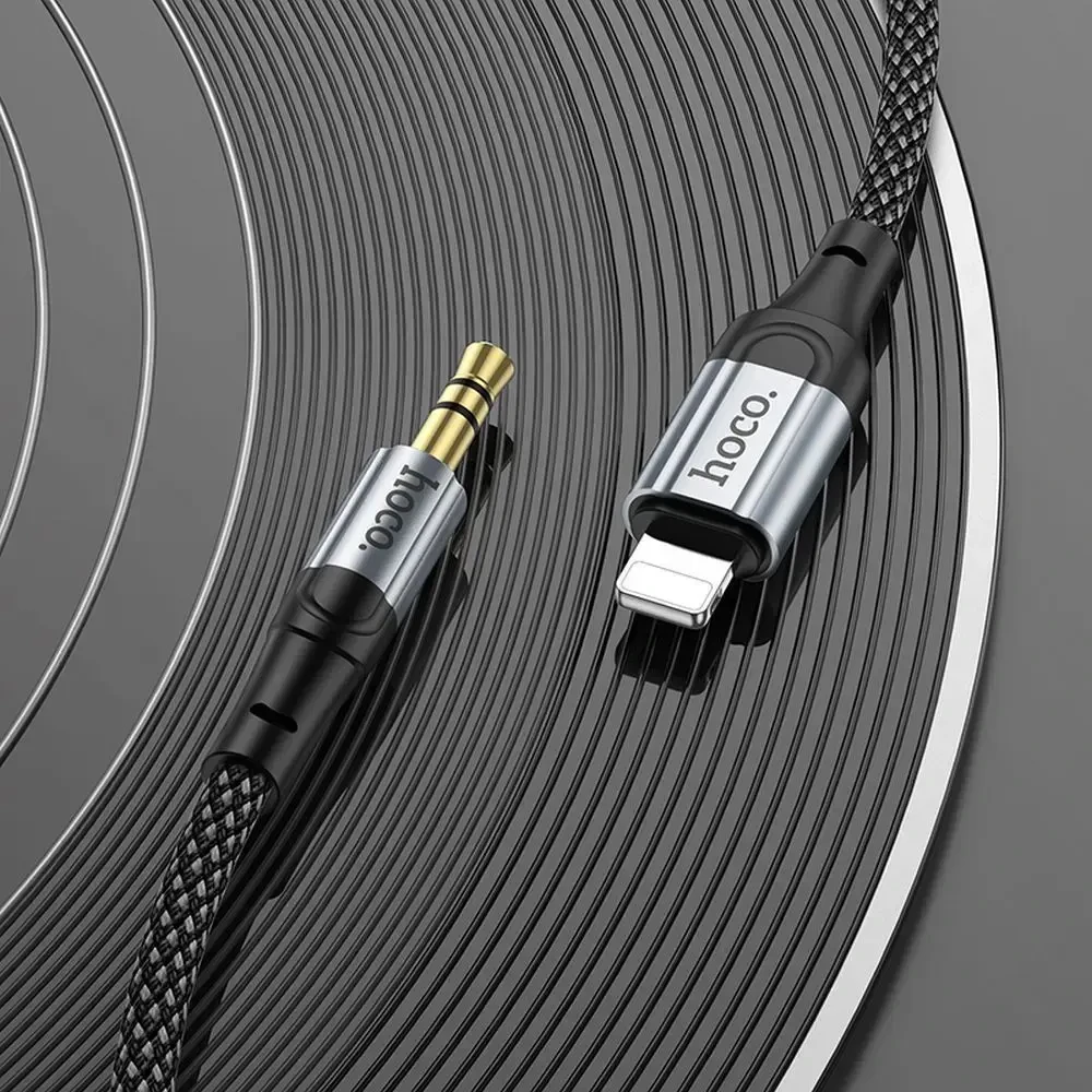 Audio adapteris Hoco UPA26 lightning į 3,5mm(p) juodas