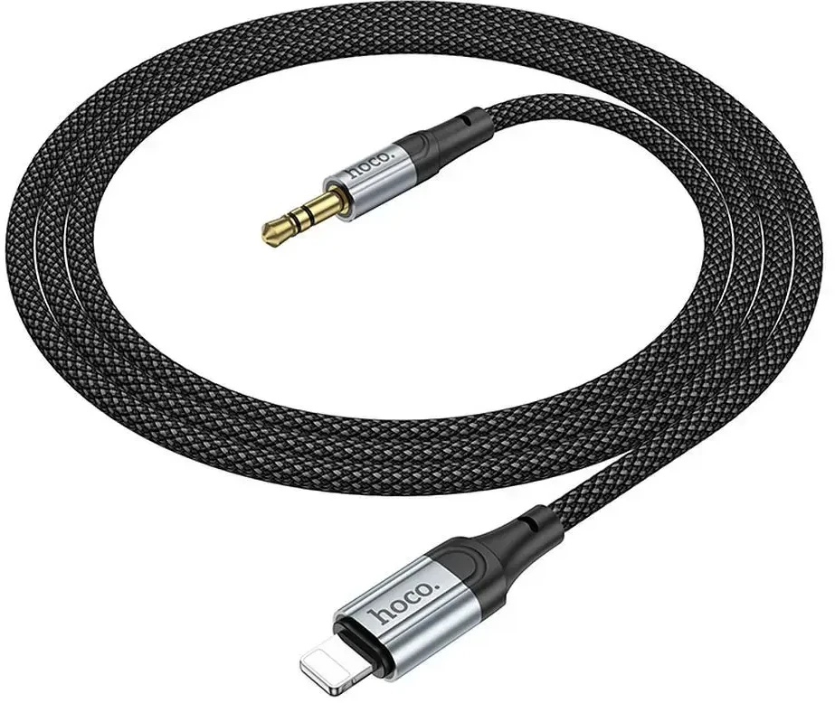 Audio adapteris Hoco UPA26 lightning į 3,5mm(p) juodas