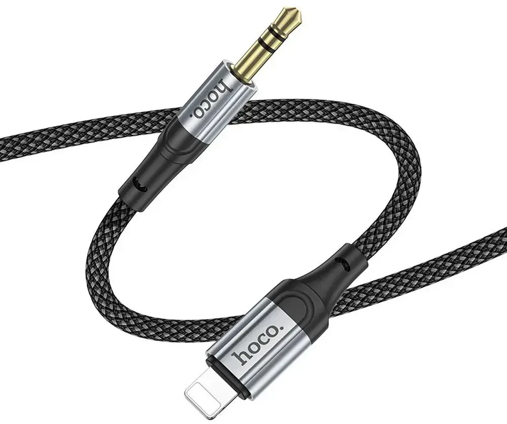 Audio adapteris Hoco UPA26 lightning į 3,5mm(p) juodas
