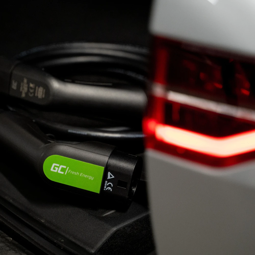 Green Cell Žalias Cell Kabelis Žalias Cell GC Type 2 3.6 kW 5 metrų, skirtas įkrauti EV / PHEV