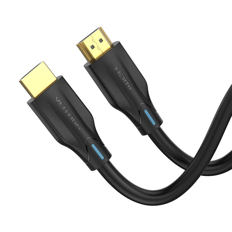 HDMI 2.1 laidas su auksinėmis jungtimis