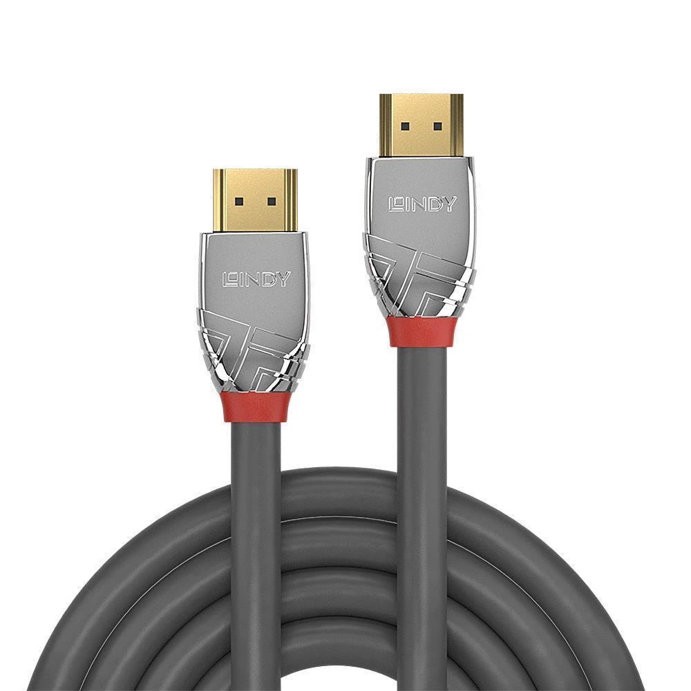 HDMI Laidas - LINDY Cromo Line HDMI Laidas M/M, Didelės Spartos, 1 m, Pilkas