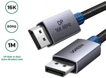 DisplayPort kabelis DP - DP 2.1 16K@60Hz 1m 80Gbps DP131 UGREEN
