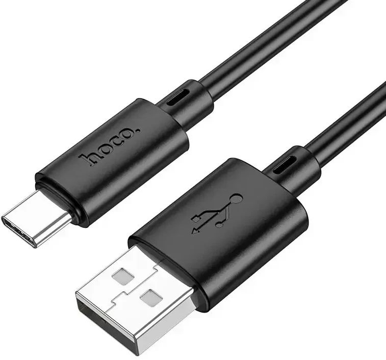 Cable USB A to USB C Hoco 3A 2 m X88 juodas