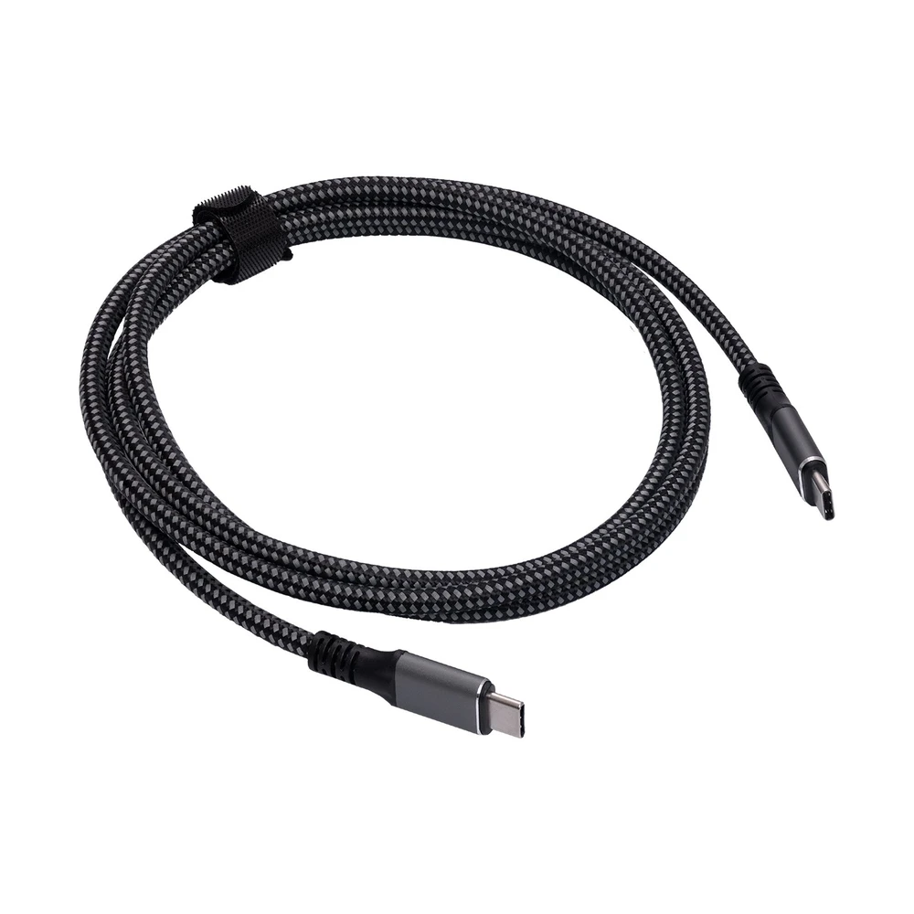 Kabelis USB Akyga USB-C - USB-C 1.5 m Juodas (AK-USB-34)
