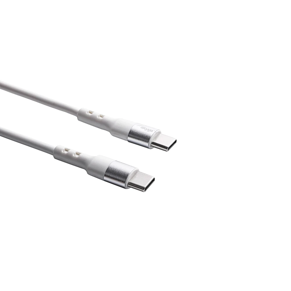 USB 2.0 C tipo laidas - 60W - 0.5m - Akyga AK-USB-39